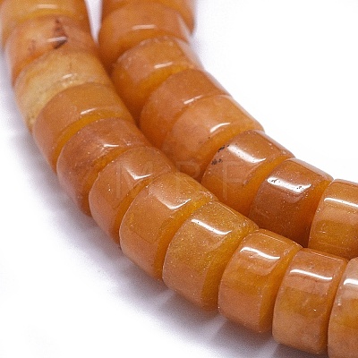 Natural Topaz Jade Beads Strands G-K293-D04-1