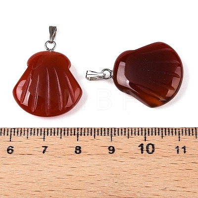 Natural Carnelian(Dyed & Heated) Pendants G-T138-208G-1