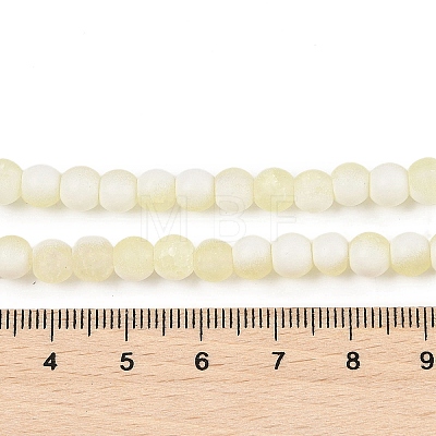 Frosted Crackle Glass Beads X1-GLAA-U001-8mm-M11-1