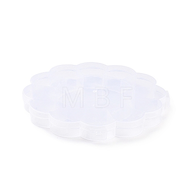 Sunflower Transparent Plastic Bead Containers CON-XCP0001-96-1