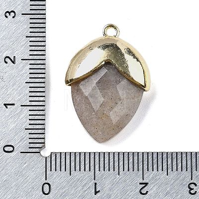 Natural Sunstone Pendants G-U019-03B-03-1