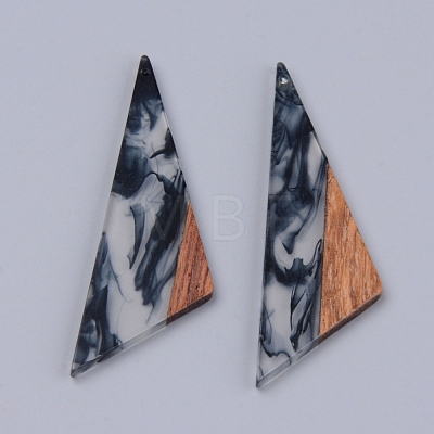 Resin & Walnut Wood Pendants RESI-R428-04-1