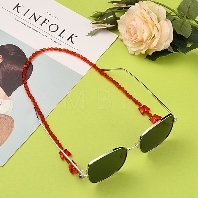 Butterfly Design Eyeglass Chains for Women AJEW-EH00255-02-1