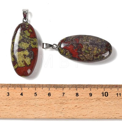 Natural Dragon Blood Pendants GG-CBACB71-01P-14-1