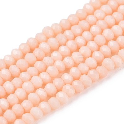 Opaque Solid Color Imitation Jade Glass Beads Strands LS-EGLA-A044-P1mm-D05-1