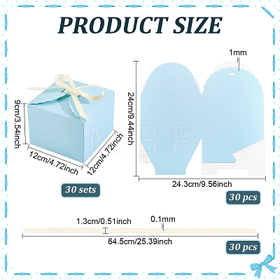 Square Paper Storage Candy Boxes CON-WH0095-200A-1