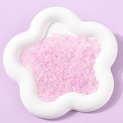 50G Frosted Glass Beads FGLA-YW0001-03I-1