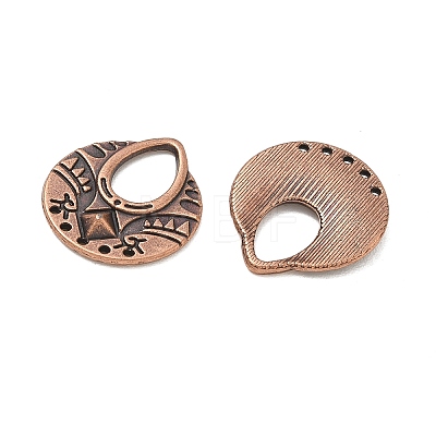 Tibetan Style Links TIBEP-EA456YKG-R-FF-1