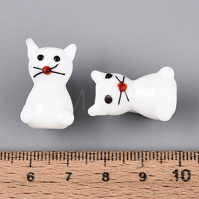 Handmade Bumpy Lampwork Beads Strands LAMP-Q031-003A-1