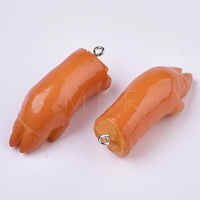 Resin Pendants RESI-N021-01-1