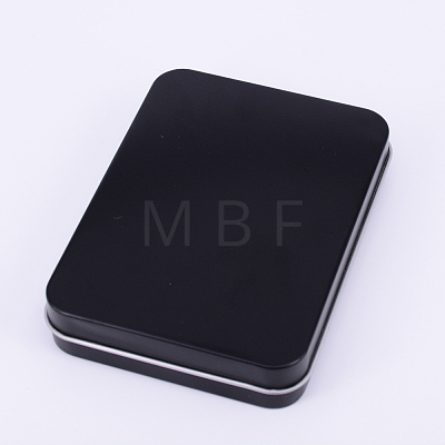 Tinplate Storage Box CON-WH0073-34-1