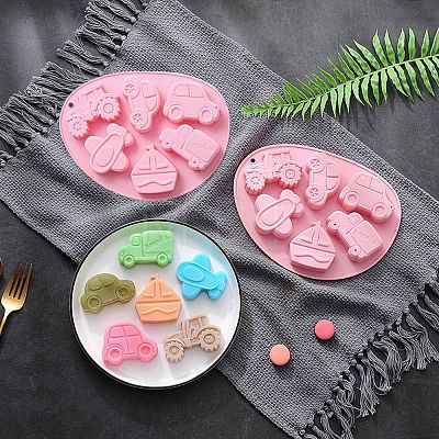 DIY Vehicles Food Grade Silicone Molds DIY-CJC0009-07-1