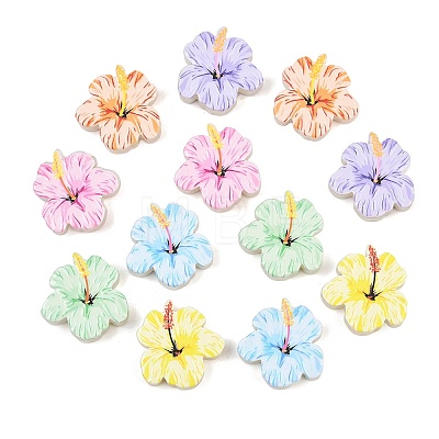 Luminous Printed Opaque Resin Beads RE-CBAC4C7-24-1