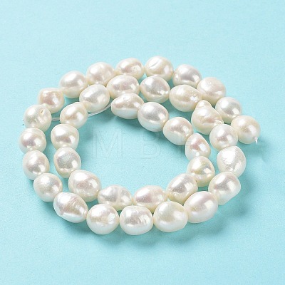 Natural Cultured Freshwater Pearl Beads Strands PEAR-Z002-15-1