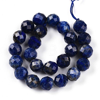 Natural Lapis Lazuli Beads Strands G-S345-8mm-24-1