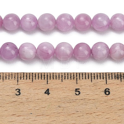 Natural Kunzite Beads Strands G-F835-A01-6mm-1