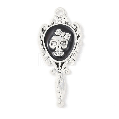 Halloween Rack Plating Alloy Enamel Pendants PALLOY-F018-26AS-01-1