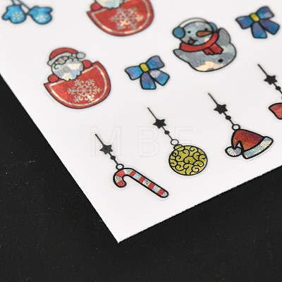 Christmas Theme Self Adhesive Nail Art Stickers MRMJ-A003-01F-1