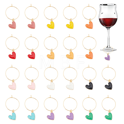 316 Surgical Stainless Steel Wine Glass Charms AJEW-AB00169-1