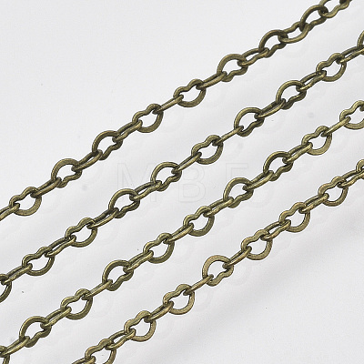 Brass Heart Link Chains CHC-T008-03AB-01-1