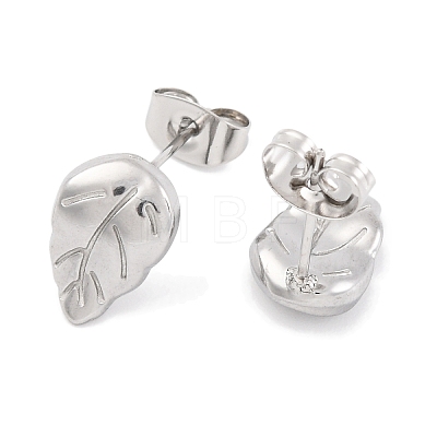 Non-Tarnish 304 Stainless Steel Stud Earrings EJEW-H013-21P-1