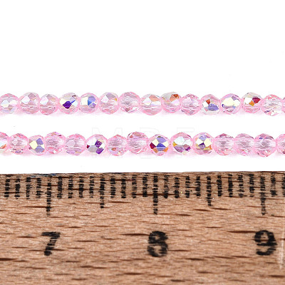 Transparent Glass Beads Strands LS-EGLA-N028-01A-A11-1