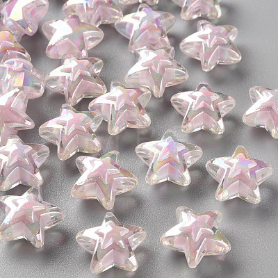 Transparent Acrylic Beads TACR-S152-11B-09-1