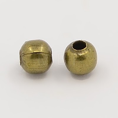 Mixed Brass Round Spacer Beads J0K2F-M-1