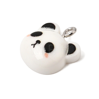Opaque Resin Pendants RE-CBAD0A2-04P-1