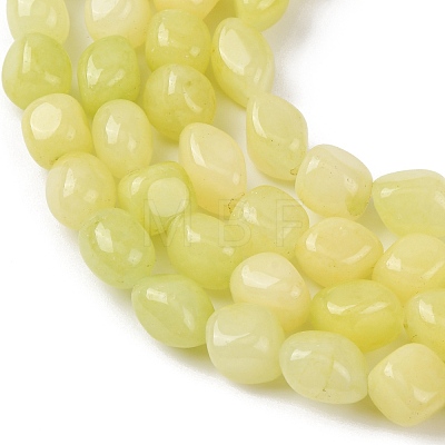 Natural White Jade Dyed Beads Strands G-B078-D22-01A-1