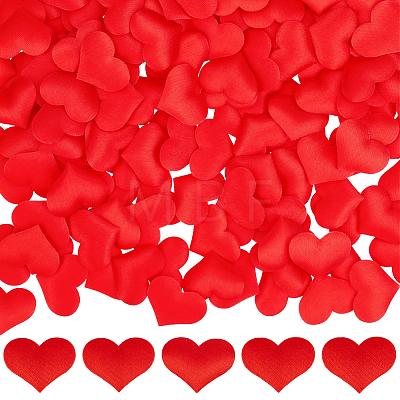 500Pcs  Polyester Sponge Heart Shaped Confetti for Party Decoration DIY-CY0003-21B-1