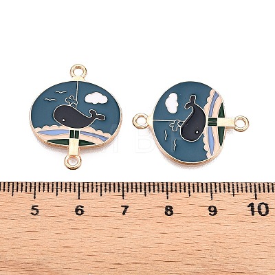 Alloy Enamel Pendants PALLOY-N176-29E-RS-1