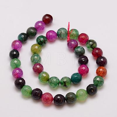 Natural Agate Bead Strands G-G882-10mm-C07-2-1