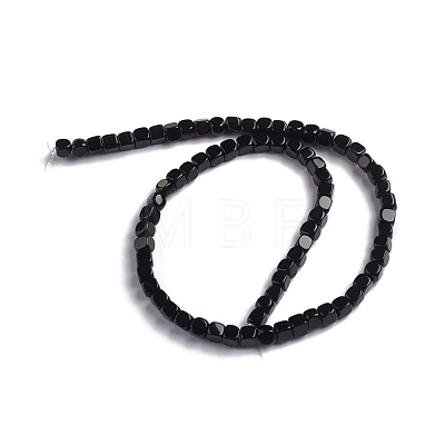 Natural Black Onyx Beads Strands G-L553-05B-1