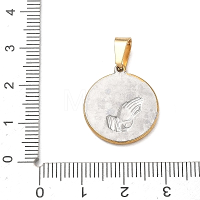 Religion 304 Stainless Steel Pendants STAS-H264-13C-ASG-1