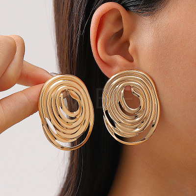 Exaggerated Alloy Stud Earrings WG74E5F-03-1
