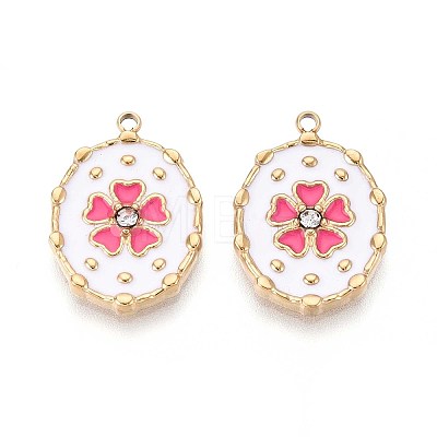 Ion Plating(IP) 304 Stainless Steel Rhinestone Pendants STAS-N109-251A-G-1