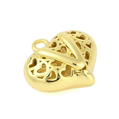 Hollow Brass Pendants for Valentine's Day KK-M289-03V-G-1