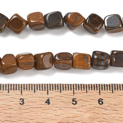 Natural Yellow Tiger Iron Beads Strands GG-CBA9392-17-1