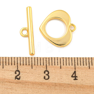 Brass Toggle Clasps KK-A223-10G-1