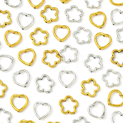 50Pcs Tibetan Style Alloy Bead Frame TIBEB-FS0001-11AS-1