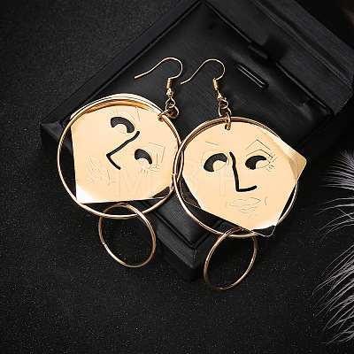 Alloy Dangle Earrings for Women WG8524E-01-1
