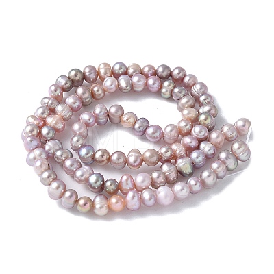 Natural Cultured Freshwater Pearl Beads Strands PEAR-I007-07M-02-1