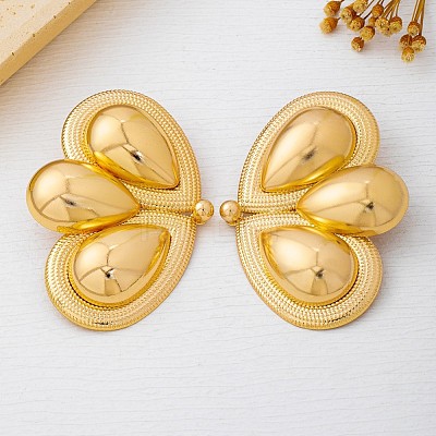 Alloy Stud Earrings for Women WGA091D-04-1
