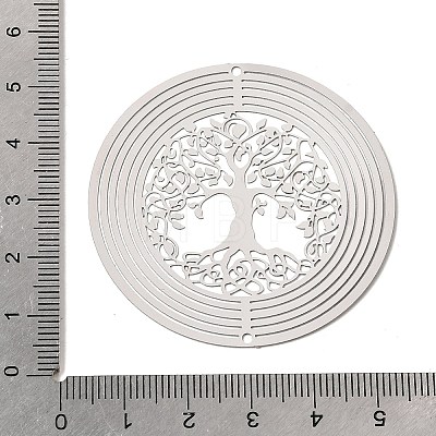 Tree of Life 201 Stainless Steel 3D Rotating Hanging Wind Spinner STAS-C166-05P-1