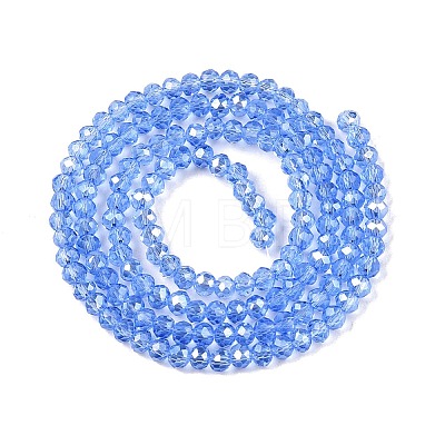 Electroplate Glass Beads Strands EGLA-A044-T2mm-A14-1