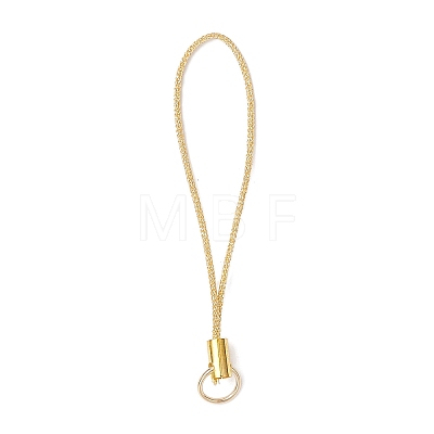 Polyester Metallic Thread for Making Mobile Straps AJEW-JB01374-01-1