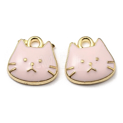 Golden Plated Alloy Charms ENAM-L042-01G-02-1