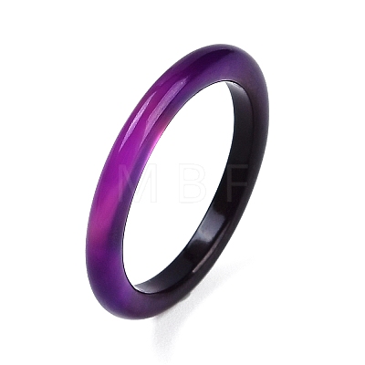 Dyed & Heated Natural Agate Finger Rings for Women RJEW-Z075-01M-1