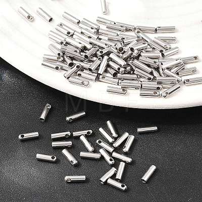 Tarnish Resistant 201 Stainless Steel Cord Ends STAS-E088-1.5mm-1